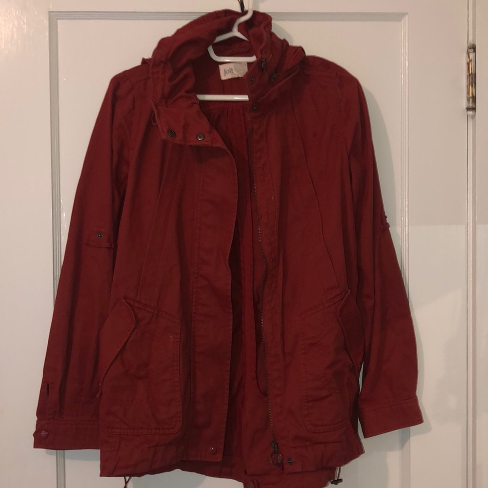 Rust anorak jacket